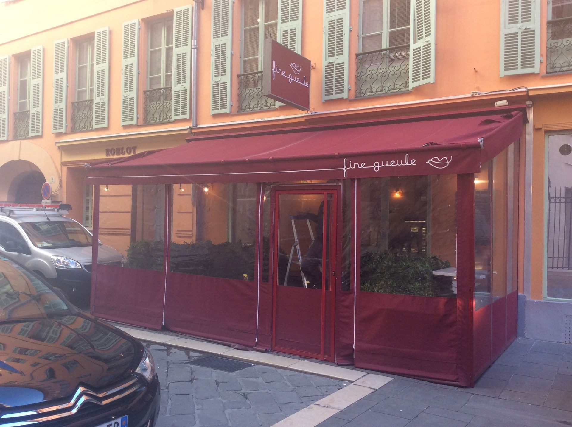 Fermeture Toile / Cristal